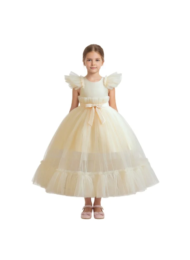 D'Daniela Tulle Bow Dress
